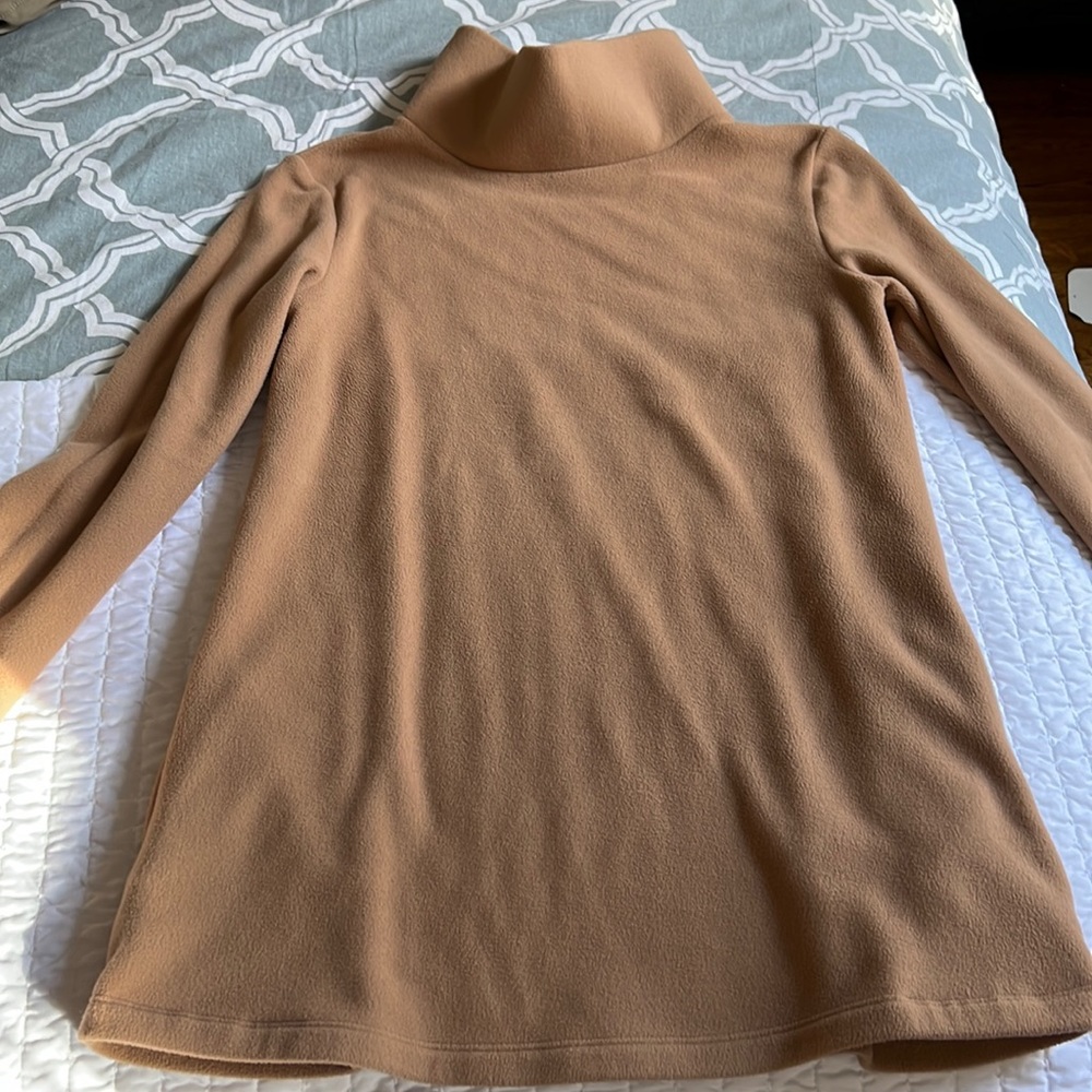 Dudley Stephens Cobble Hill Turtleneck- Camel Color